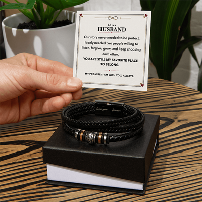 Load image into Gallery viewer, To My Husband Bracelet Gift - I Keep Choosing You
