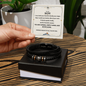 To My Son Bracelet Gift - You Are Never Alone