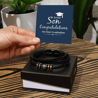 Load image into Gallery viewer, Congratulations on Graduation Gifts for Him, Graduation Bracelet for Him
