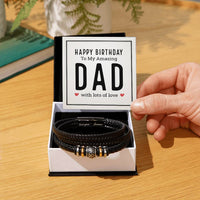 Load image into Gallery viewer, Birthday Gifts for Dad Who Doesn&#39;t Want Anything, Bracelet for Dad from Daughter
