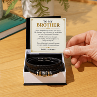Load image into Gallery viewer, To My Brother Love You Forever Bracelet - One of My Greatest Blessings

