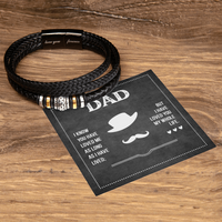 Load image into Gallery viewer, Fathers Day Bracelet for Dad from Daughter, Birthday Bracelet for Dad from Son

