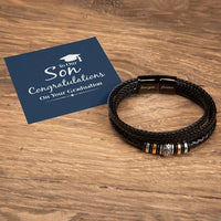 Load image into Gallery viewer, Congratulations on Graduation Gifts for Him, Graduation Bracelet for Him
