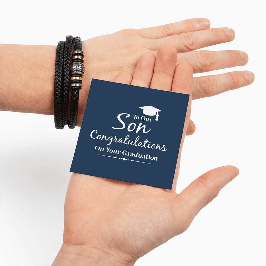 Congratulations on Graduation Gifts for Him, Graduation Bracelet for Him