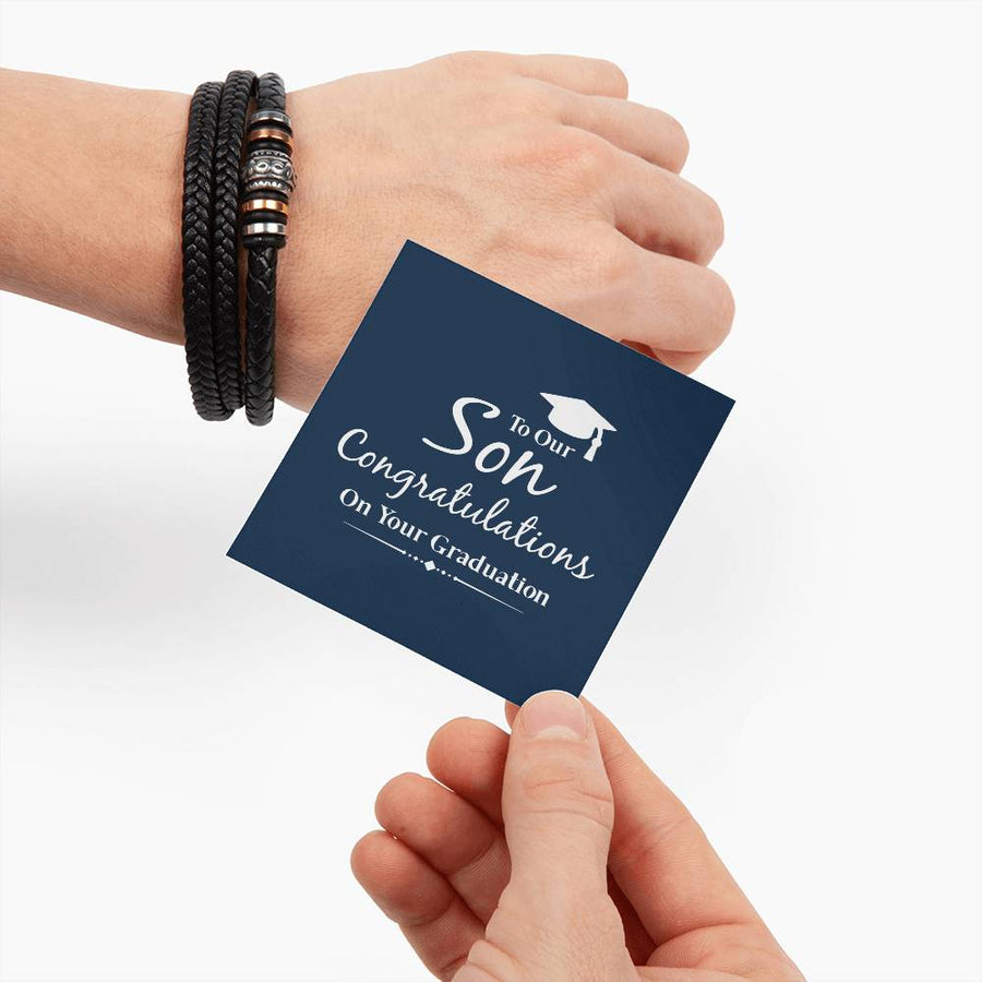 Congratulations on Graduation Gifts for Him, Graduation Bracelet for Him