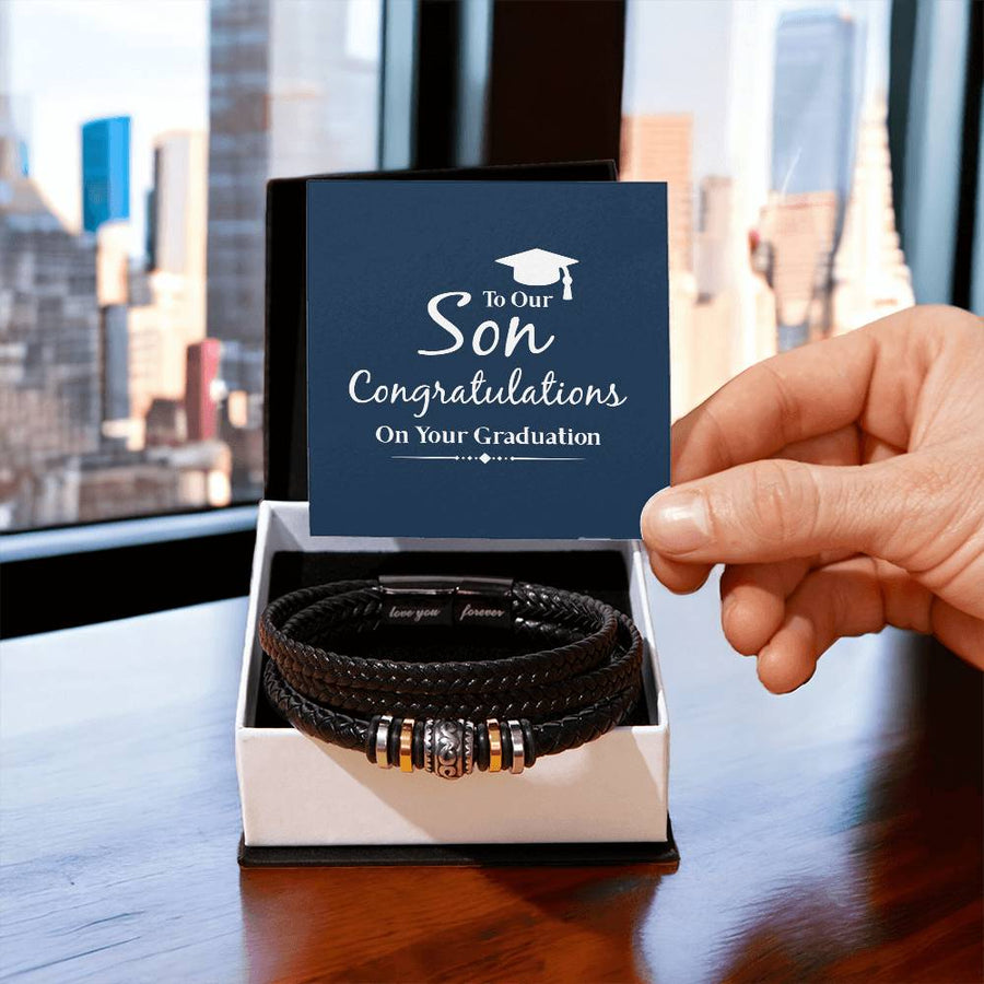 Congratulations on Graduation Gifts for Him, Graduation Bracelet for Him