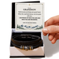 To My Grandson Bracelet Gift - Walk With Courage, Lead With Kindness