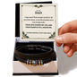 To My Dad Bracelet Gift - Your Love Shaped Who I Am