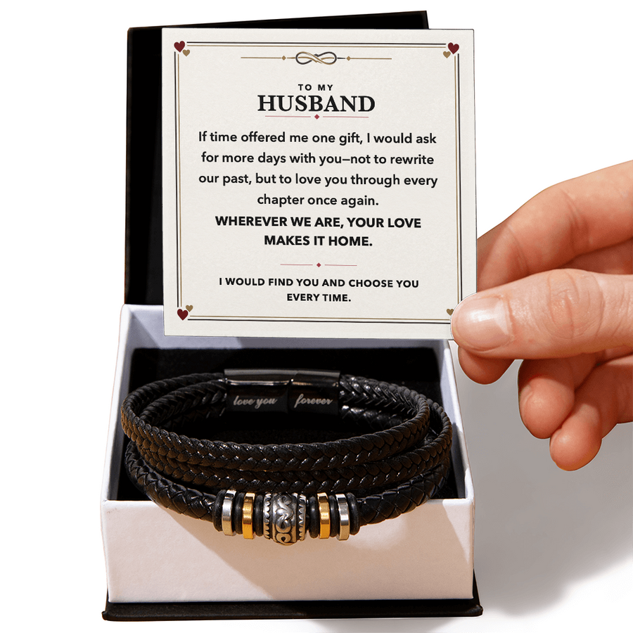 To My Husband Bracelet Gift - More Days, More Reasons to Love You