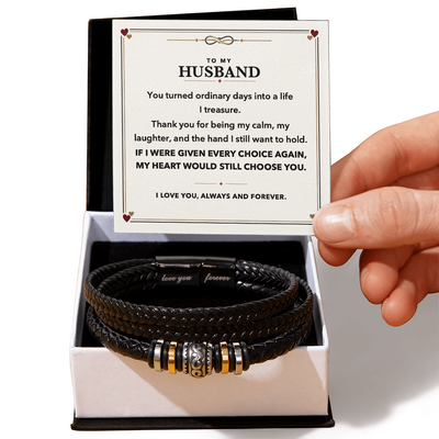 Load image into Gallery viewer, To My Husband Bracelet Gift - I Would Choose You Again

