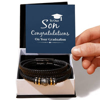 Load image into Gallery viewer, Congratulations on Graduation Gifts for Him, Graduation Bracelet for Him
