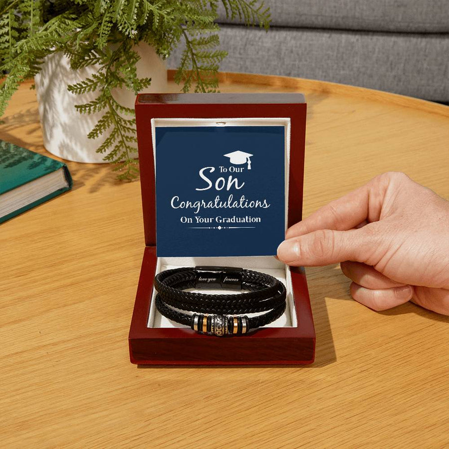 Congratulations on Graduation Gifts for Him, Graduation Bracelet for Him