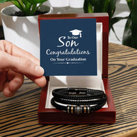 Load image into Gallery viewer, Congratulations on Graduation Gifts for Him, Graduation Bracelet for Him
