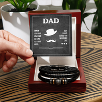 Load image into Gallery viewer, Fathers Day Bracelet for Dad from Daughter, Birthday Bracelet for Dad from Son
