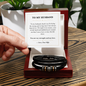 To My Husband Support Love You Forever Bracelet Gift from Wife