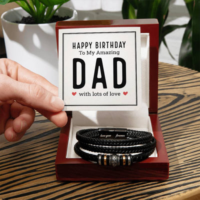 Load image into Gallery viewer, Birthday Gifts for Dad Who Doesn&amp;#39;t Want Anything, Bracelet for Dad from Daughter
