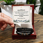 To My Grandson Bracelet Gift - Dream Boldly, My Grandson