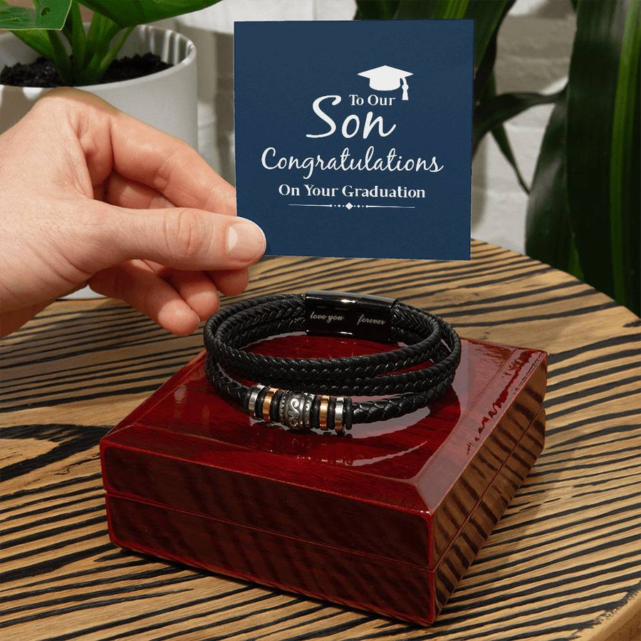 Congratulations on Graduation Gifts for Him, Graduation Bracelet for Him