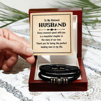 Load image into Gallery viewer, To My Husband Bracelet from Wife, Thank You for Being the Perfect Leading Man in My Life
