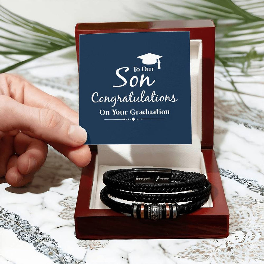 Congratulations on Graduation Gifts for Him, Graduation Bracelet for Him