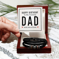 Load image into Gallery viewer, Birthday Gifts for Dad Who Doesn&#39;t Want Anything, Bracelet for Dad from Daughter
