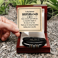 Load image into Gallery viewer, To My Husband Bracelet from Wife, Thank You for Being the Perfect Leading Man in My Life
