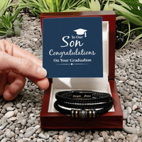Load image into Gallery viewer, Congratulations on Graduation Gifts for Him, Graduation Bracelet for Him
