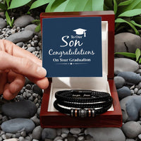 Load image into Gallery viewer, Congratulations on Graduation Gifts for Him, Graduation Bracelet for Him
