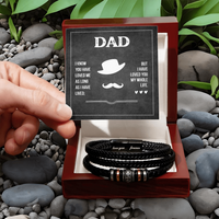 Load image into Gallery viewer, Fathers Day Bracelet for Dad from Daughter, Birthday Bracelet for Dad from Son
