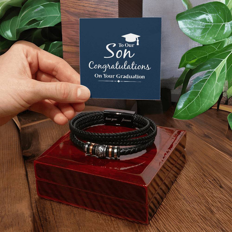 Congratulations on Graduation Gifts for Him, Graduation Bracelet for Him
