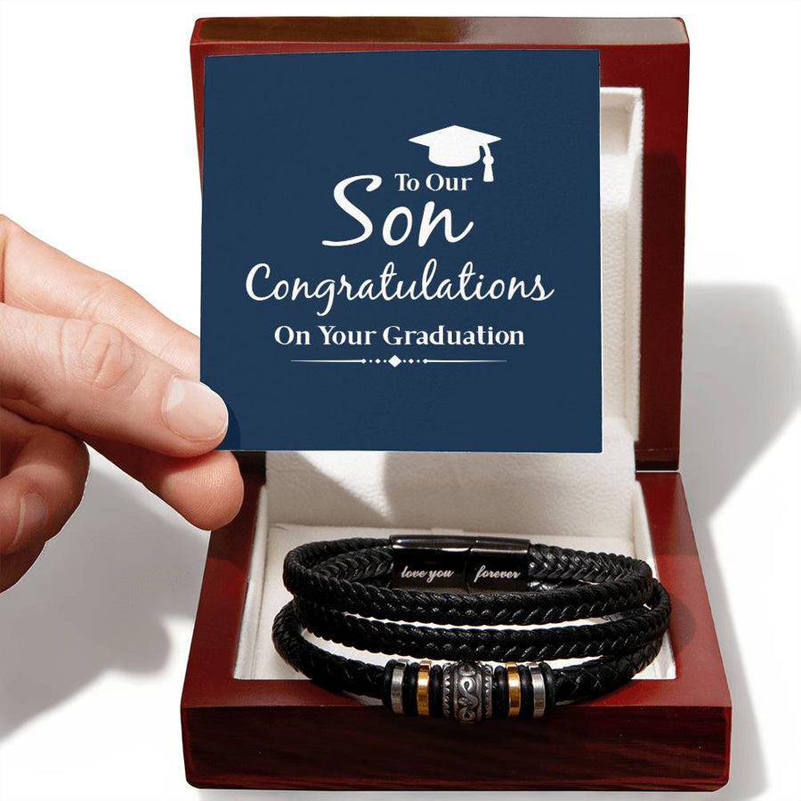 Congratulations on Graduation Gifts for Him, Graduation Bracelet for Him