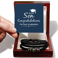 Load image into Gallery viewer, Congratulations on Graduation Gifts for Him, Graduation Bracelet for Him
