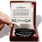 To My Grandson Bracelet Gift - Build Your Own Path