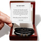 To My Son Faith Love You Forever Bracelet Gift from Dad