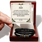 To My Dad Bracelet Gift - My Home and My Hero
