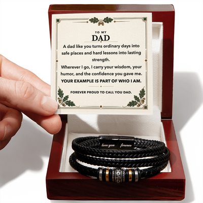 Load image into Gallery viewer, To My Dad Bracelet Gift - Your Example Lives in Me
