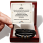 To My Son Bracelet Gift - Proud of the Man You Are Becoming