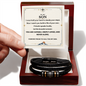 To My Son Bracelet Gift - You Are Never Alone