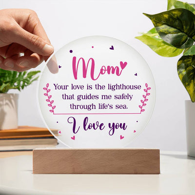 Load image into Gallery viewer, To My Mom Gifts from Daughter and Son, You Love Is the Lighthouse
