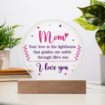 Load image into Gallery viewer, To My Mom Gifts from Daughter and Son, You Love Is the Lighthouse

