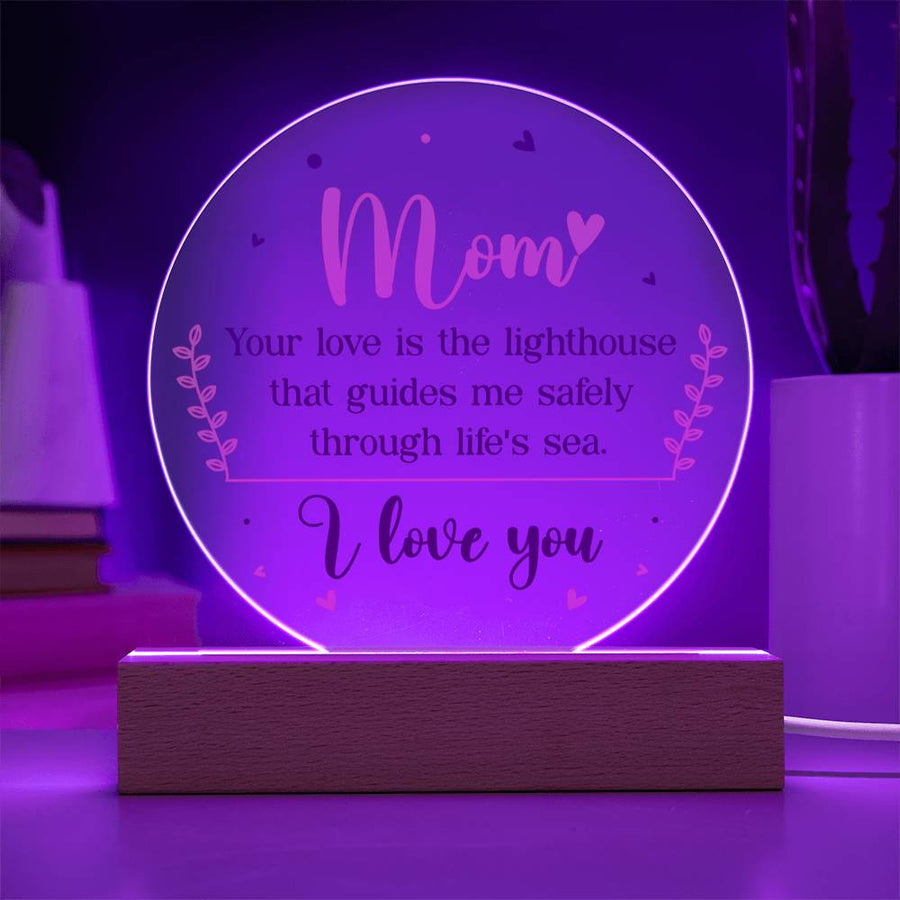 To My Mom Gifts from Daughter and Son, You Love Is the Lighthouse
