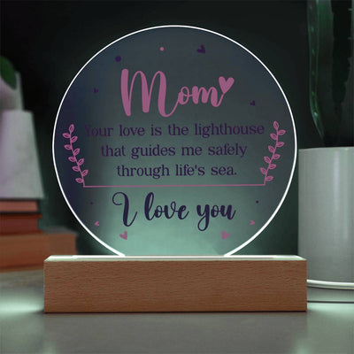 Load image into Gallery viewer, To My Mom Gifts from Daughter and Son, You Love Is the Lighthouse
