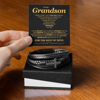 Load image into Gallery viewer, To My Grandson Bracelet, Meaningful Gift for Birthday, Graduation, Christmas from Grandparents
