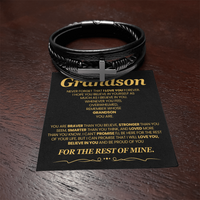 Load image into Gallery viewer, To My Grandson Bracelet, Meaningful Gift for Birthday, Graduation, Christmas from Grandparents
