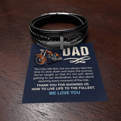 Load image into Gallery viewer, Father&amp;#39;s Day Gifts from Daughter, Bracelet for Dad Birthday from Daughter and Son
