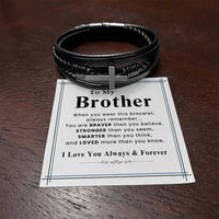 Load image into Gallery viewer, To My Brother Bracelet for Birthday, Unique Gift for Brother Christmas from Sister
