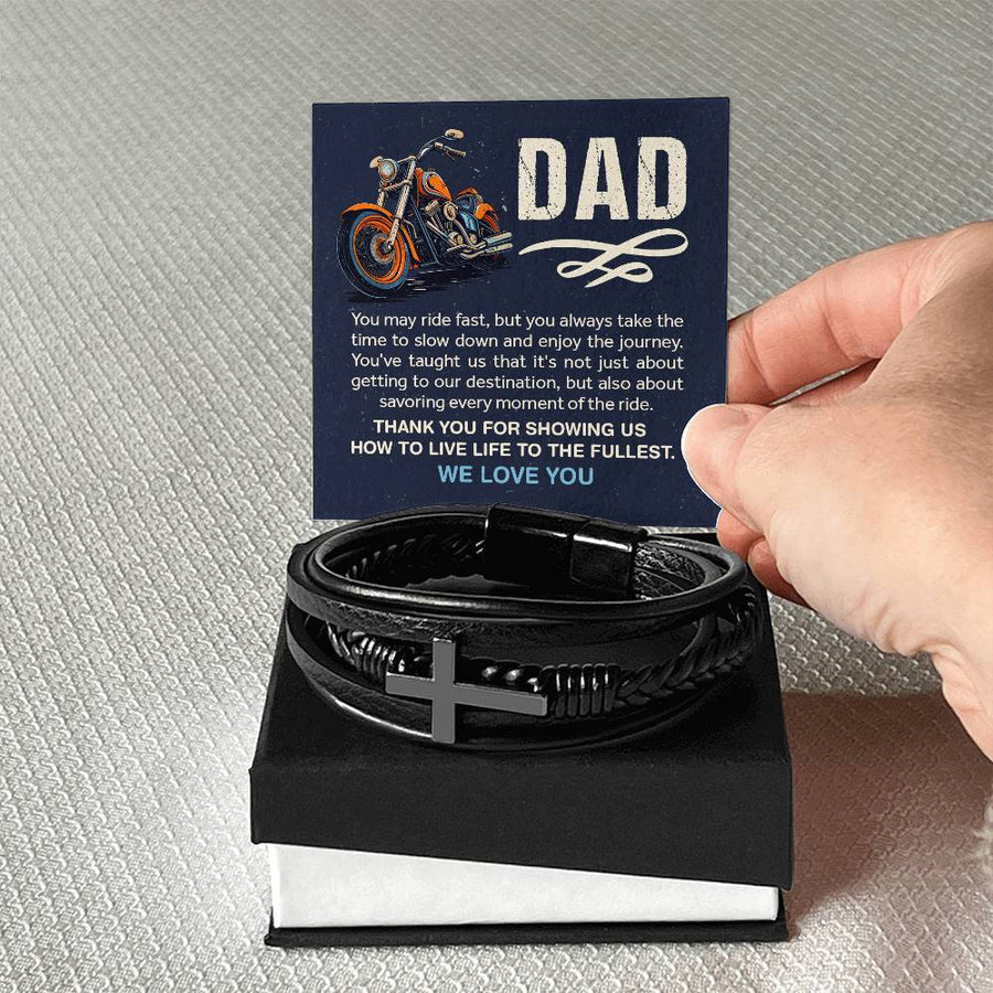 Father's Day Gifts from Daughter, Bracelet for Dad Birthday from Daughter and Son
