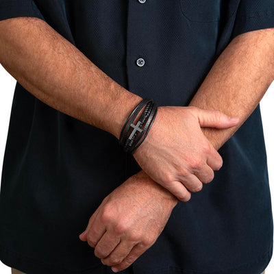 Load image into Gallery viewer, To My Son Bracelet from Mom, Pray on It, Pray Over It, But Most of All Pray Through It
