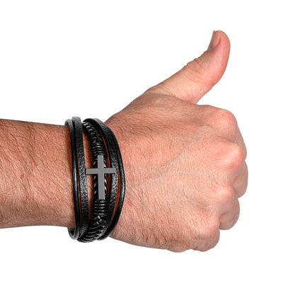 Load image into Gallery viewer, To My Son Bracelet from Mom, Pray on It, Pray Over It, But Most of All Pray Through It

