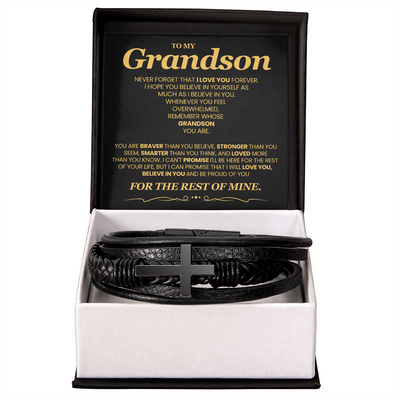 Load image into Gallery viewer, To My Grandson Bracelet, Meaningful Gift for Birthday, Graduation, Christmas from Grandparents
